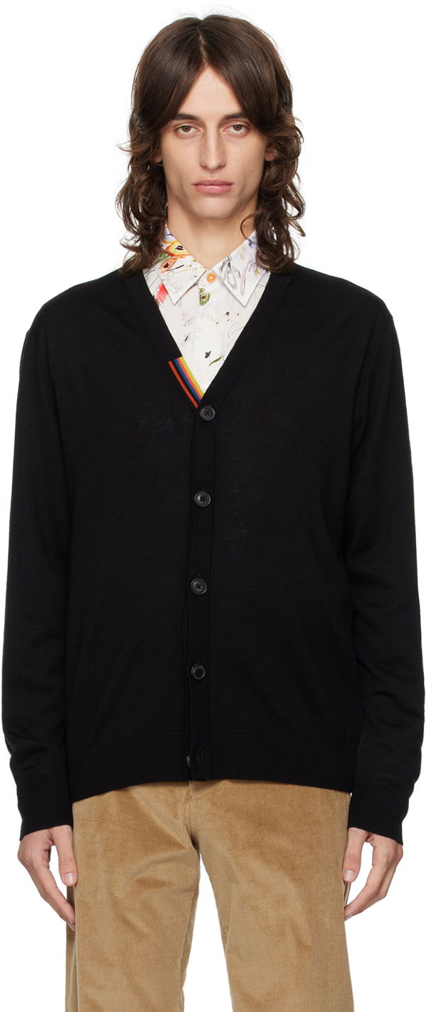 Sweater Paul Smith Paul Smith Striped Cardigan Svart | M1R-122X-L02094-79