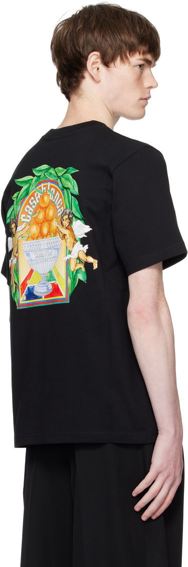 T-shirt Casablanca Casablanca Triomphe D'Orange Graphic T-Shirt Svart | MPF25-JTS-001-24-EX-FLANNELS, 2