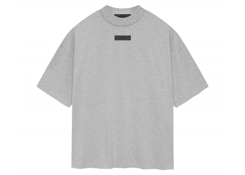 T-shirt Fear of God Core Collection Crewneck T-Shirt Light Heather Grey Grå | 125SP244196F