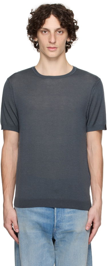 T-shirt rag & bone Rag & Bone Aulton Sweater T-Shirt Grå | MBS25P017BM17, 0