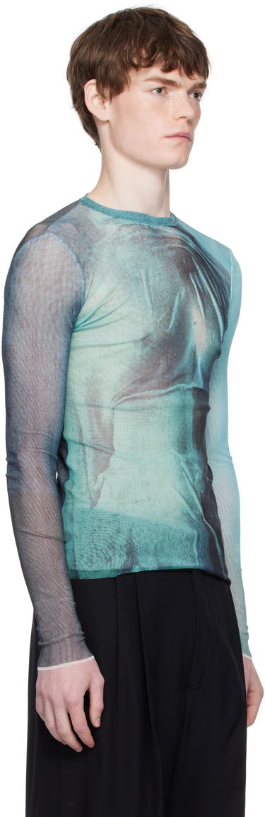 T-shirt Jean Paul Gaultier Jean Paul Gaultier 'The Water' Long Sleeve Top Grön | 25/03-W-TO310-M004P-5557, 1