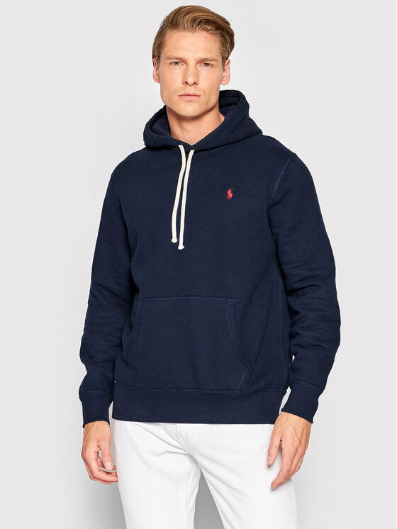Sweatshirt Polo by Ralph Lauren Classic Popover Hoody Mörkblå | 710766778007, 0