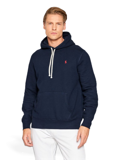 Sweatshirt Polo by Ralph Lauren Classic Popover Hoody Mörkblå | 710766778007