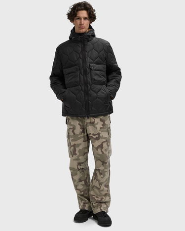 Pufferjacka Barbour Spey Hooded Quilted Jacket Svart | MQU1857BK11, 1