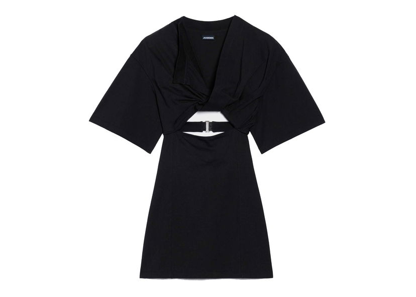 T-shirt Jacquemus La Robe T-Shirt Svart | 233DR088-2003-990