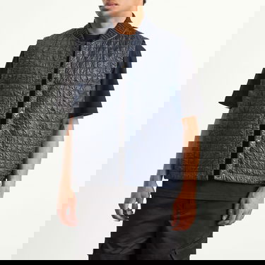 Väst Stone Island Crinkle Reps Quilted-TC Vest, Size Large Mörkblå | K2S15G100005-V0026, 2