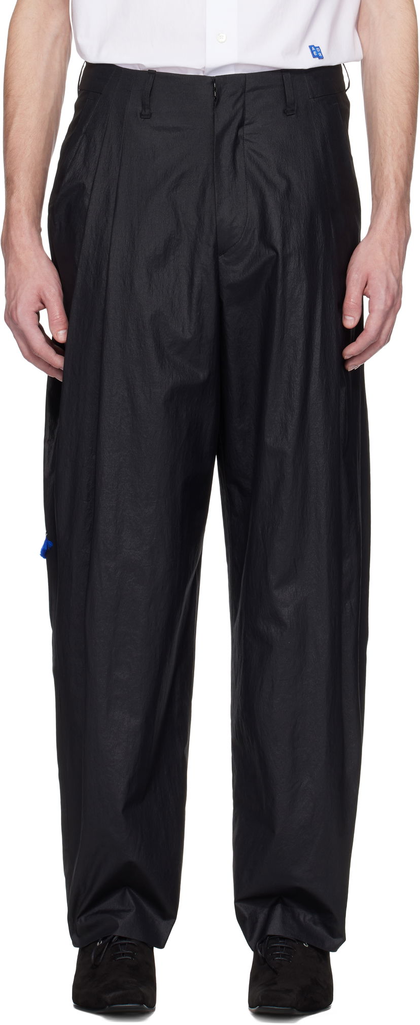Byxor ADER ERROR ADER error Product. 84 Pleated Trousers Svart | BO01SSSA0207BK
