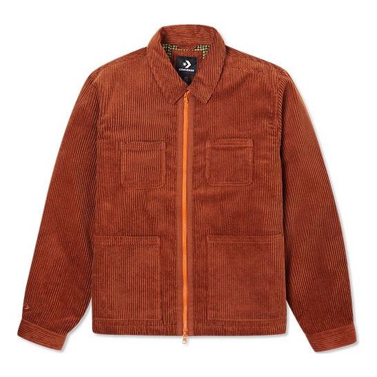Jacka Converse Converse Retro Corduroy Jacket Brun | 10021951-A02