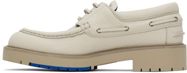 Kläder Burberry Burberry Raft Boat Shoes Vit | 8101631, 2