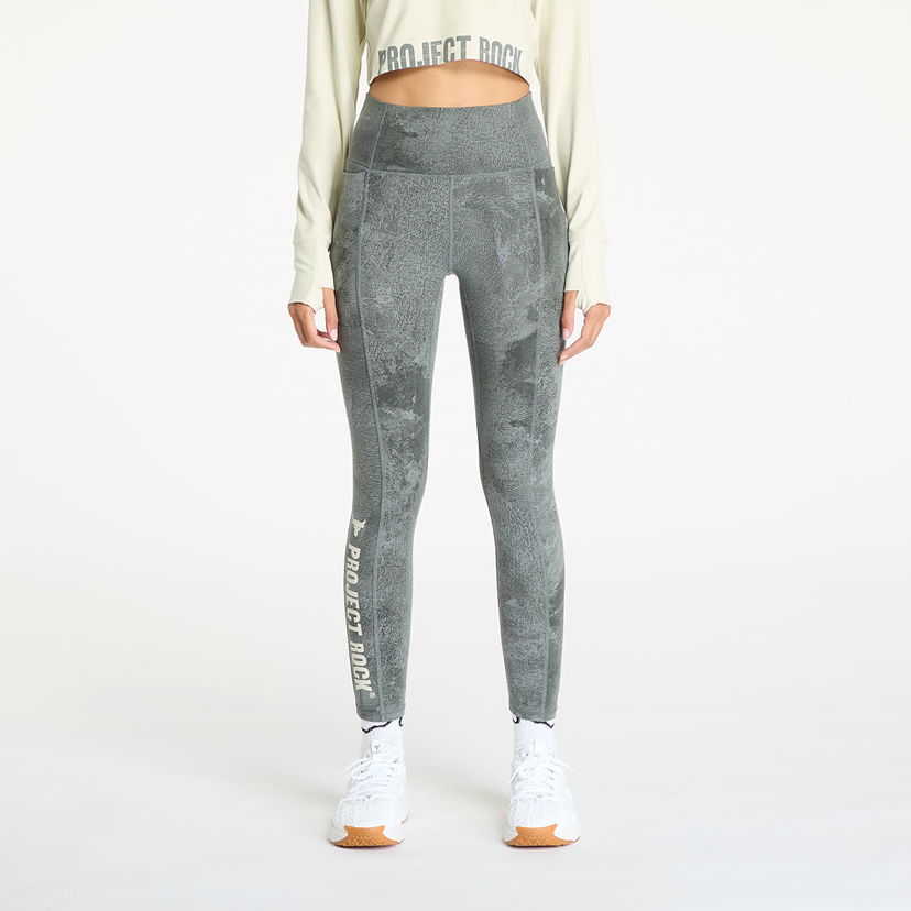 Damasker Under Armour Project Rock LG Ankle Legging Pant Clay Green/ Silt Grön | 1387766-709