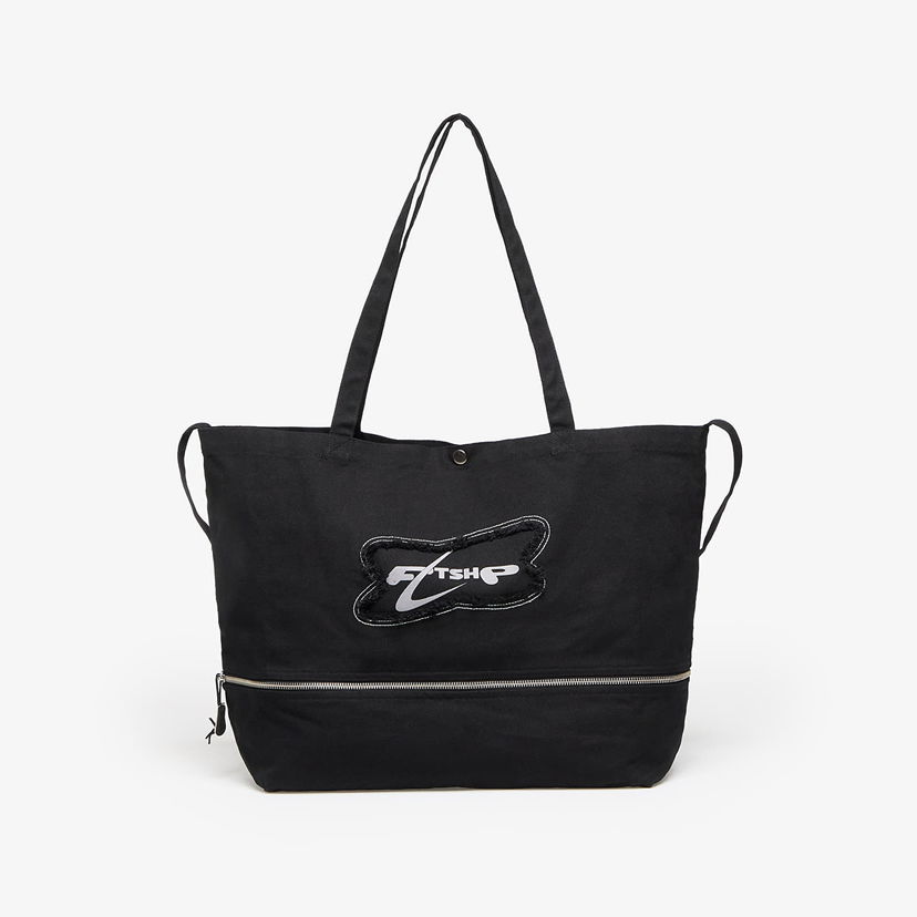 Tygpåse Footshop FTSHP Silver Lining Tote Bag Svart | FTSHP_469