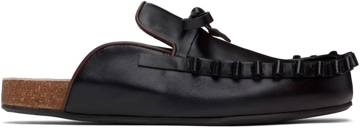 Tillbehör JW Anderson JW Anderson Ruffle Slip-on Loafers Svart | LF0069-LA0323, 0