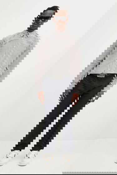 Skjorta Paul Smith Paul Smith Regular Fit Striped Shirt Grå | M1R.901U.P02635, 4