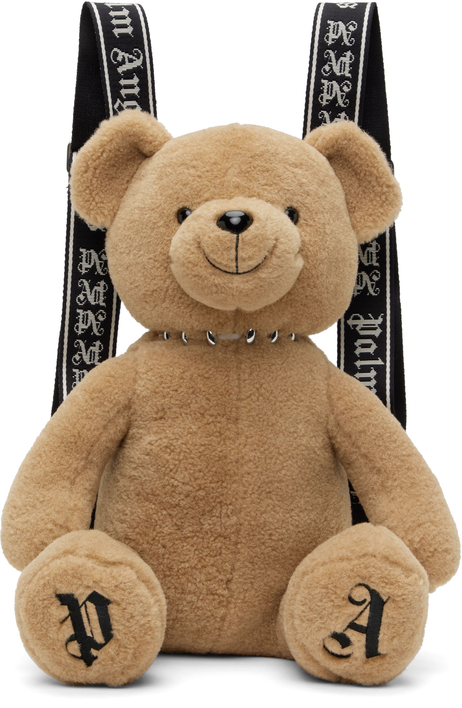 Ryggsäck Palm Angels Palm Angels 'Bear in Mind' Plush Backpack Brun | PMNB025C99FAB0016010, 0