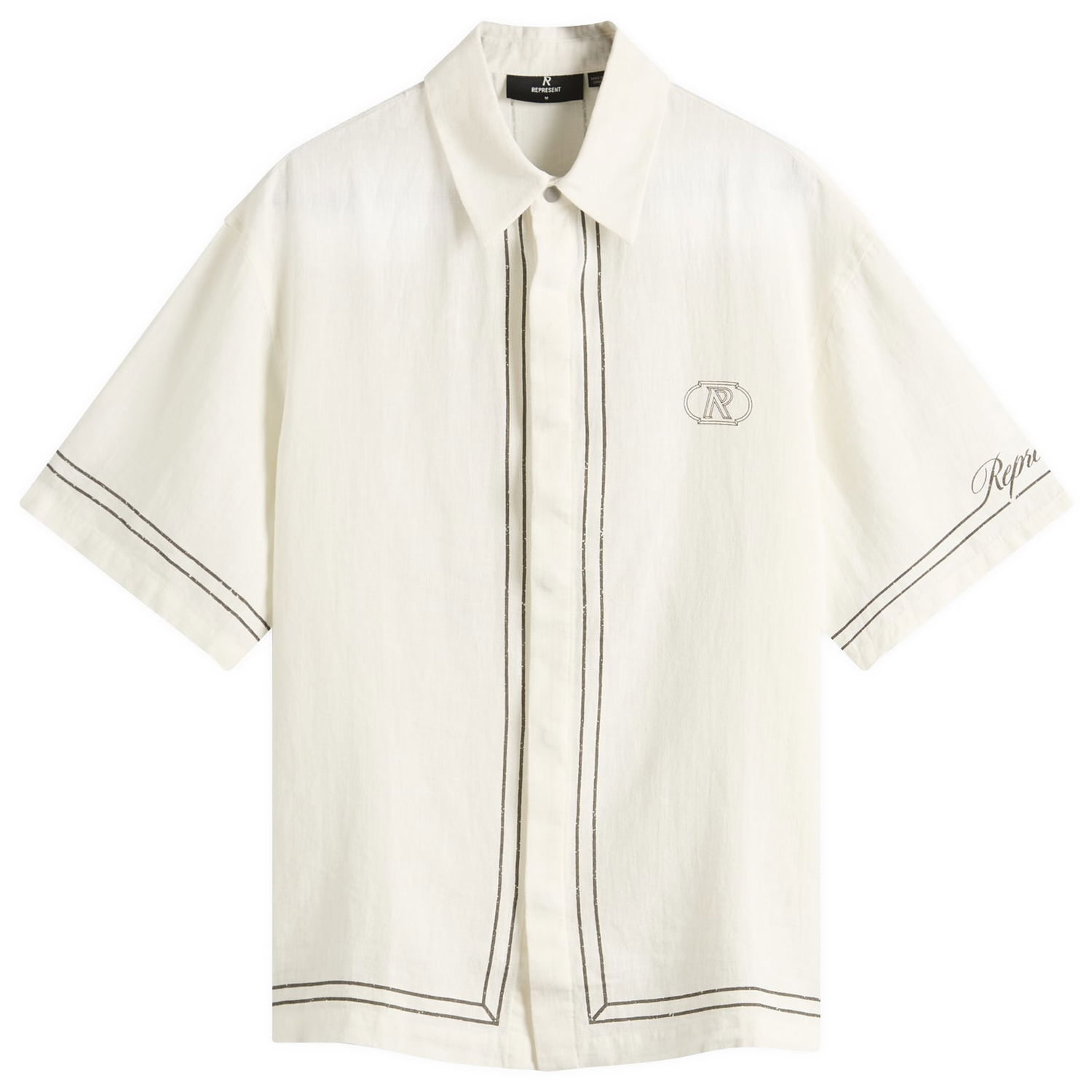 Skjorta Represent Clo Border Vacation Shirt Vit | MLM100298-26, 0