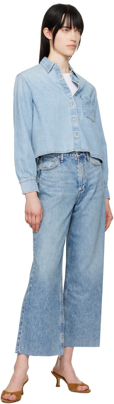 Jeans rag & bone Rag & Bone Featherweight Andi Ankle-Length Jeans Blå | WDD25S2914FWBC, 3