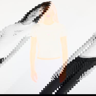 Crop top GUESS GUESS Originals Cropped T-Shirt Beige | W5GI56J1314-G053, 0