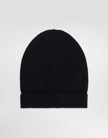 Mössa Dolce & Gabbana Dolce & Gabbana Knitted Wool Beanie Svart | GX16KZJDVCIB0665, 3