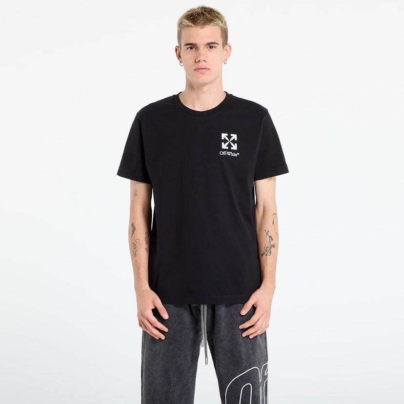 T-shirt Off-White Off-White Small Arrow Slim S/S T-Shirt Svart | OMAA027F25JER00F1001