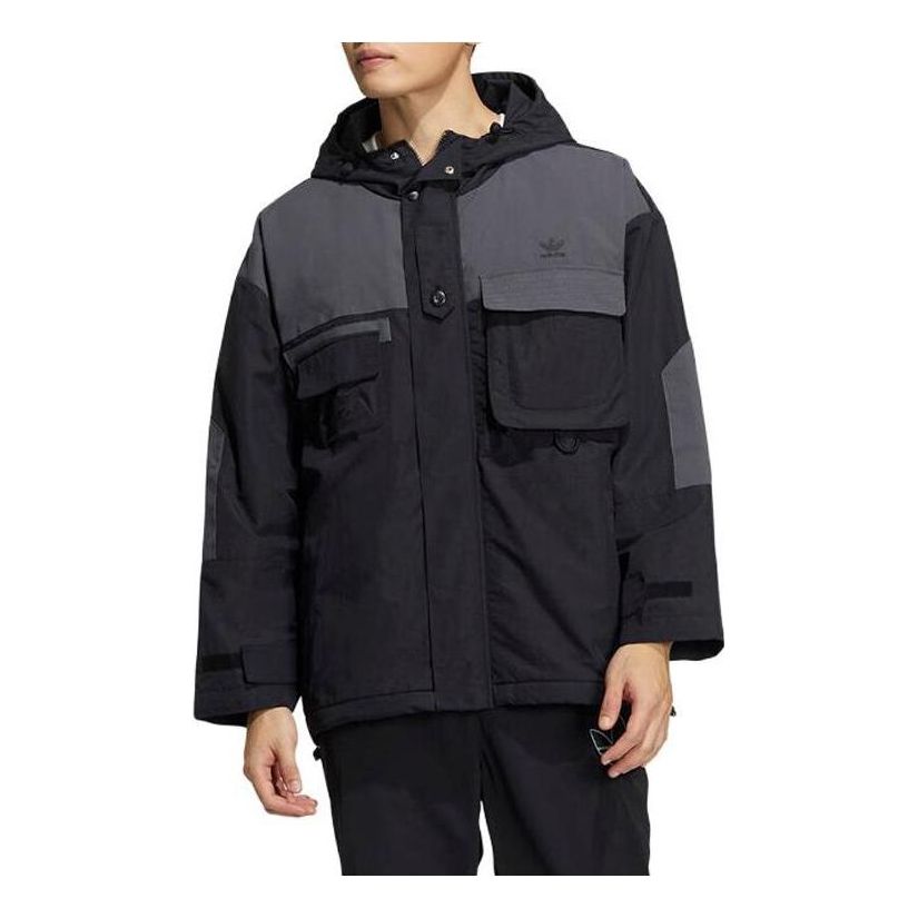 Parkas adidas Originals Men's Originals Hooded Parka Jacket Svart | IC8164, 0