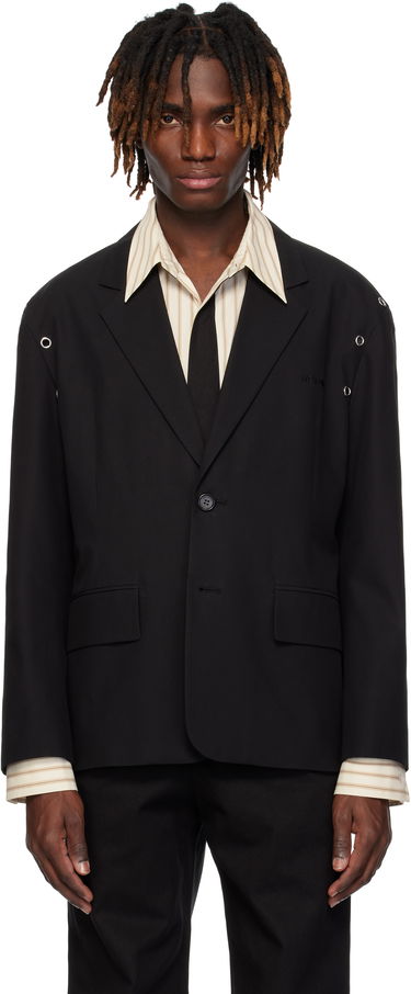 Jacka We11done We11done Eyelet Blazer Svart | WD-JK0-25-025-U-BK, 0