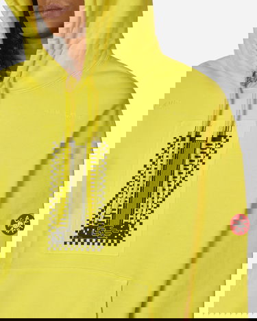 Sweatshirt Cav Empt Overdye Reprocess Heavy Hooded Sweatshirt Yellow Gul | CES25CS07 YLLW, 5