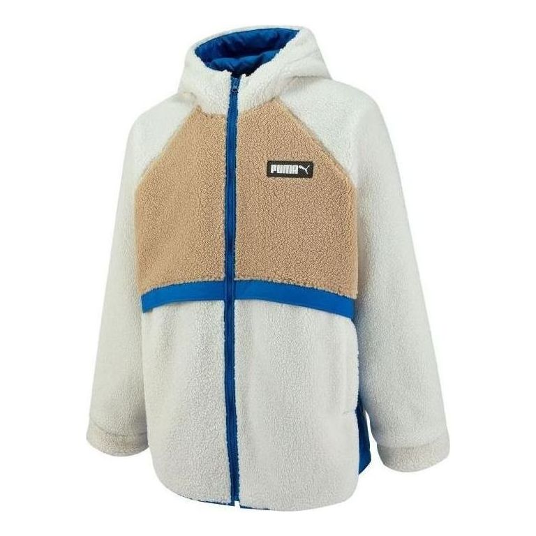 Jacka Puma Art Of Sherpa Zip Jacket Vit | 539715-65