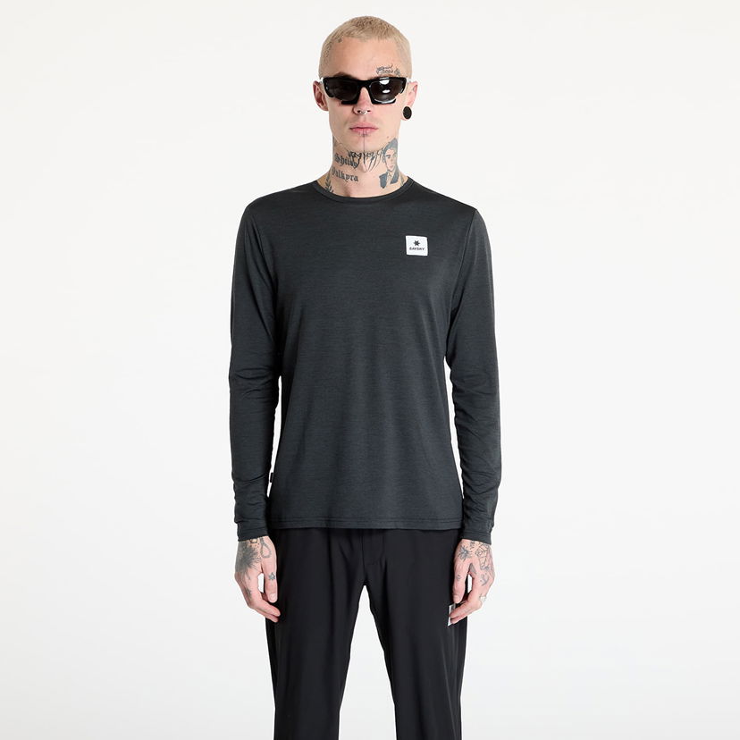 T-shirt Saysky SAYSKY Clean Pace Long Sleeve T-Shirt Svart | XMRLS20C9001