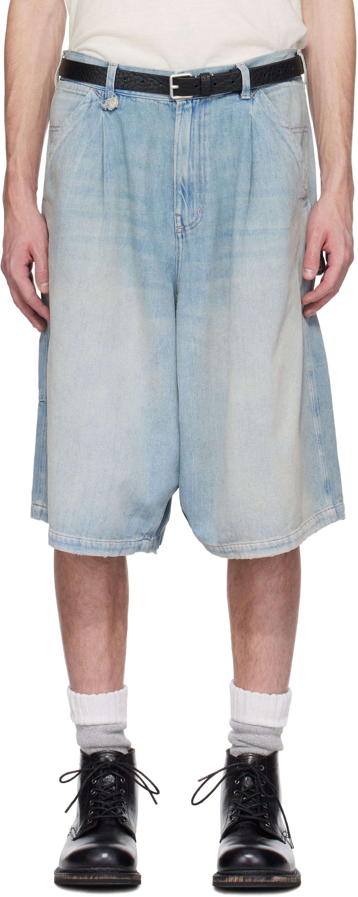 Shorts R13 R13 Jesse Carpenter Denim Shorts Blå | R13MD153-D045A, 0
