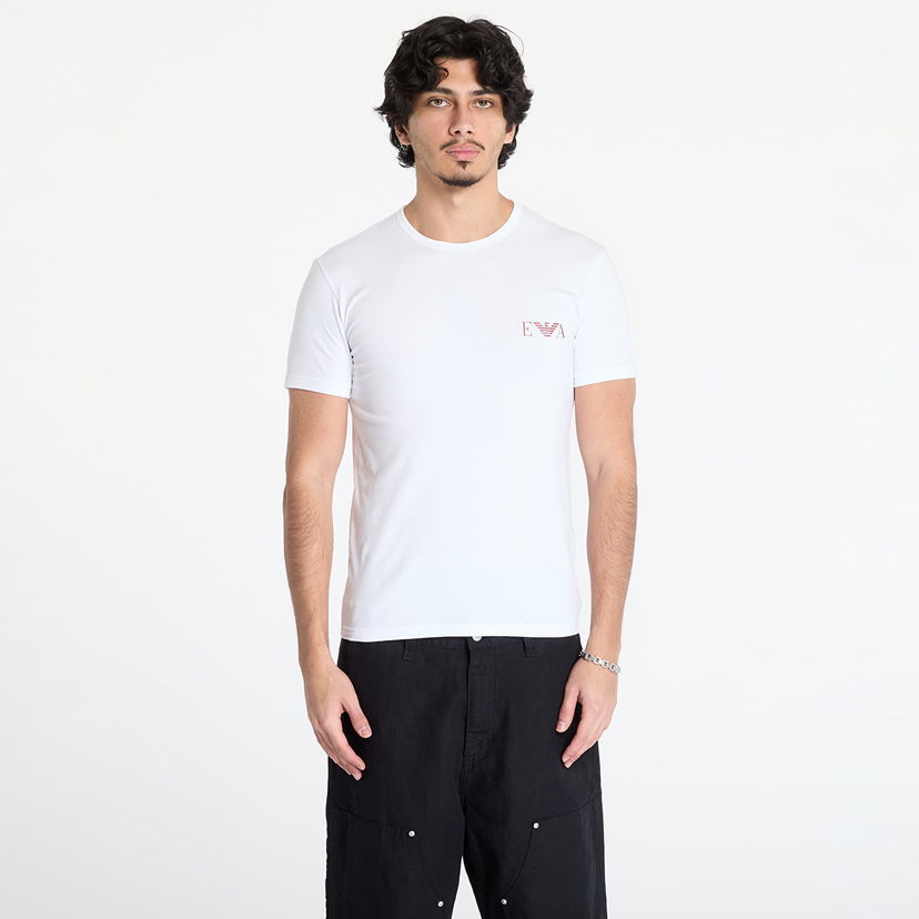 T-shirt Emporio Armani EA7 Emporio Armani 2-Pack Crew Neck T-Shirts Vit | EM001849AF10778M0080
