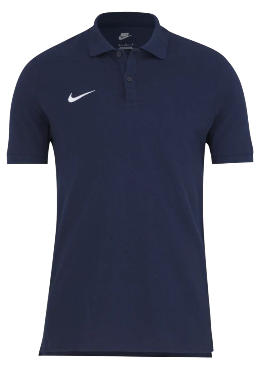 Polotröja Nike Team Cotton Polo Shirt Mörkblå | 0208nz-451