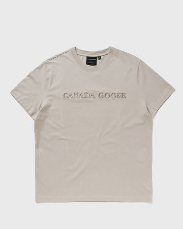 T-shirt Canada Goose Emersen T-Shirt with Embroidered Wordmark, Size XXL Beige | 1420M-432, 0