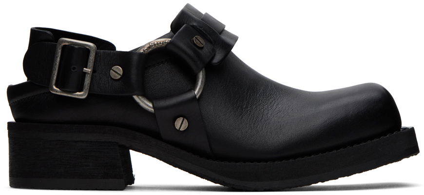 Kläder Acne Studios Black Buckle Loafers Svart | AD0684-, 0