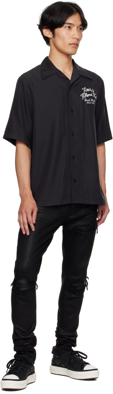 Skjorta AMIRI AMIRI 'Hollywood Auto' Bowling Shirt Svart | AMSTCA1166, 3