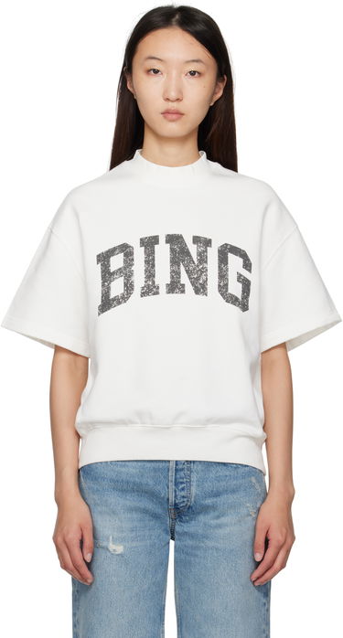Sweatshirt Anine Bing ANINE BING Jay 'Bing' Sweatshirt Vit | A-08-11002-OFW1, 0