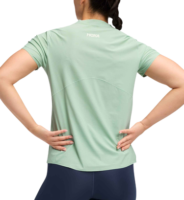 T-shirt Hoka One One Hoka Airolite 2.0 Short Sleeve T-Shirt Grön | 1175774-jade, 1