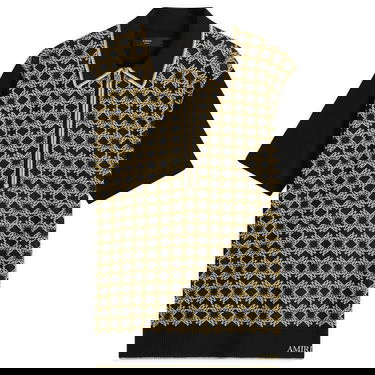 Polotröja AMIRI Ma Quad Zip Polo Flerfärgad | AMKNPO1072-BLK, 1