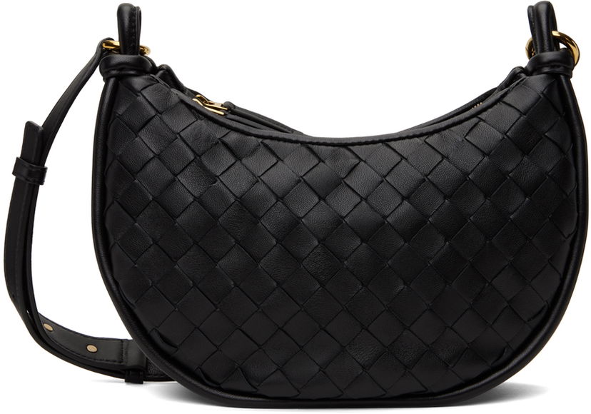 Axelväska Bottega Veneta Gemelli Multipocket Bag Svart | 796638 V1W51