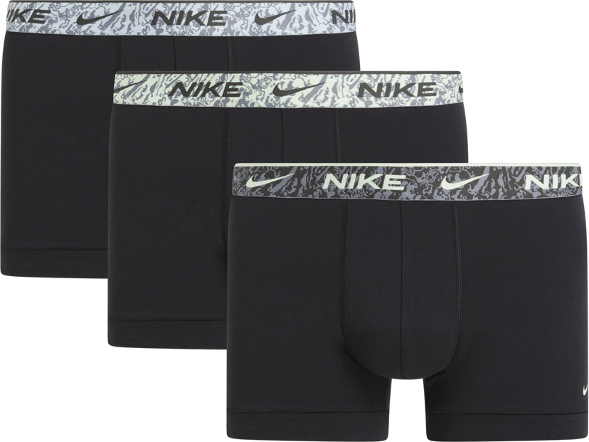Boxare Nike Trunk 3pk-everyday cotton stretch Svart | 0000KE1008-U9A