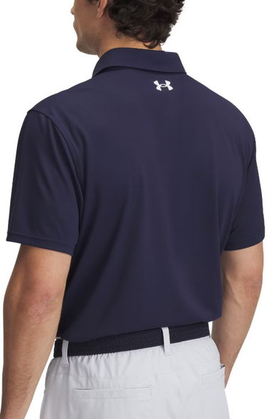 Polotröja Under Armour UA T2G Pique Polo Shirt Mörkblå | 1390123-410, 1