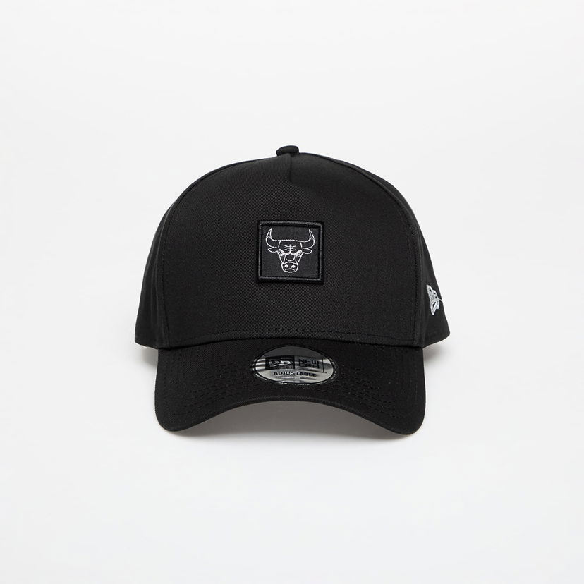 Keps New Era 9FORTY A-Frame NBA Metallic Patch Chicago Bulls Cap Svart | 60595211