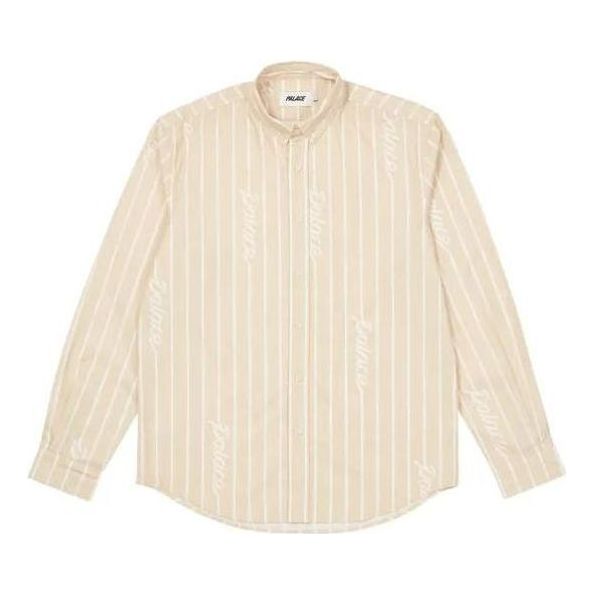 Skjorta Palace Palace Hand Stripe Shirt Beige | P23SHT015