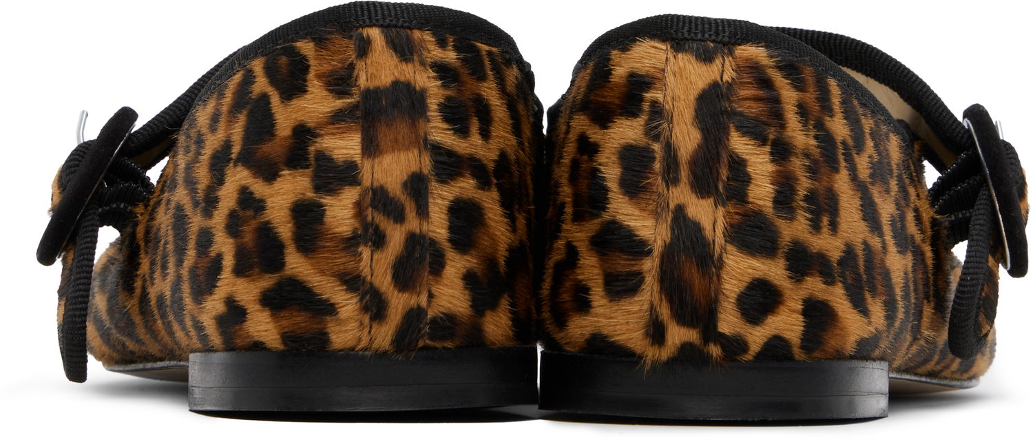 Klä Repetto Repetto Georgia Mary Jane Square-Toe Ballerinas Brun | V4141PONY, 1