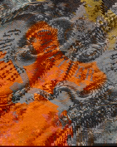 T-shirt Jean Paul Gaultier Medaillon Longsleeve Top Grön | 2503WTO305M006 P004115, 4