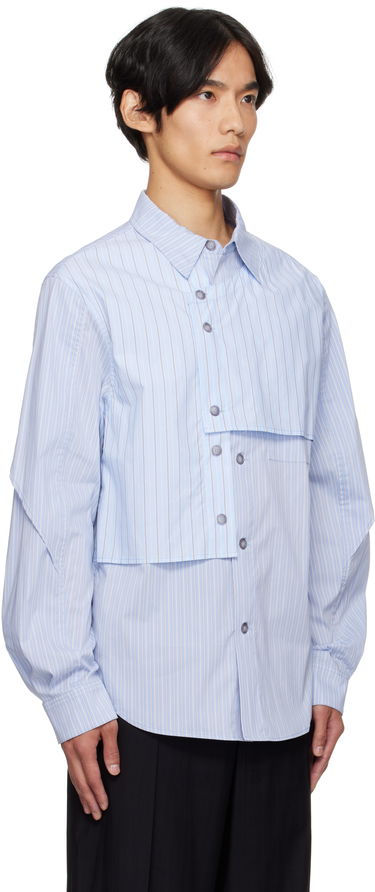 Skjorta Andersson Bell Andersson Bell Layered Stripe Shirt Blå | atb1338m, 1