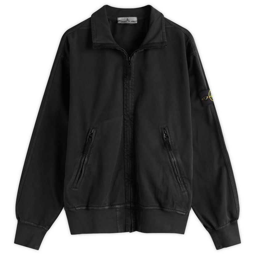 Jacka Stone Island Old Effect Harrington Jacket, Size Large Svart | K2S156100056-V0129