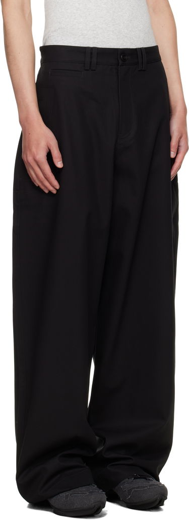 Byxor sage NATION SAGE NATION Wide Tailored Trousers Svart | S128 WIDE TAILORED TROUSER COT, 1