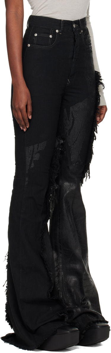 Jeans Rick Owens Concordians Bolan Bootcut Jeans Svart | RO02E4329 BMCCL, 1
