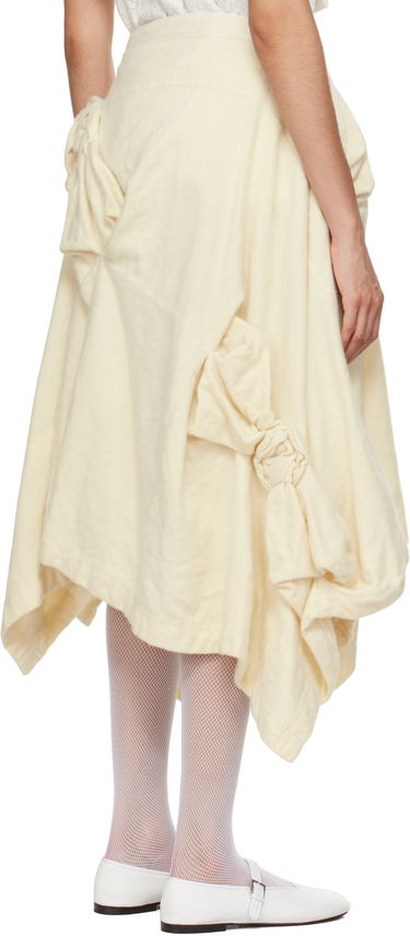 Kjol Comme des Garçons Comme Des Garcons Wool Midi Skirt Beige | TN-S013-051, 2