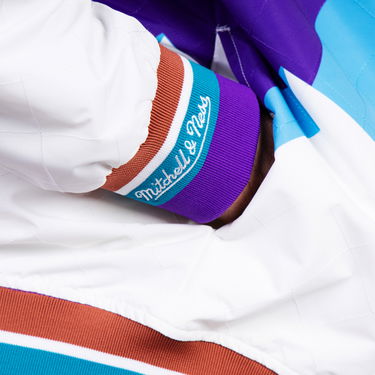 Bomberjacka Mitchell & Ness 75th Anniversary Warm Up Jacket Flerfärgad | OJBF1201-UJAYYPPPPURP, 6